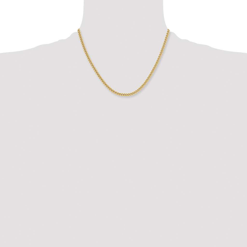Stainless Steel Curb Chain Necklace 4mm