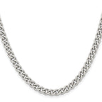 Stainless Steel Curb Chain Necklace 5.3mm