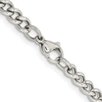 Chisel Stainless Steel Polished 5.3mm Round Curb Chain