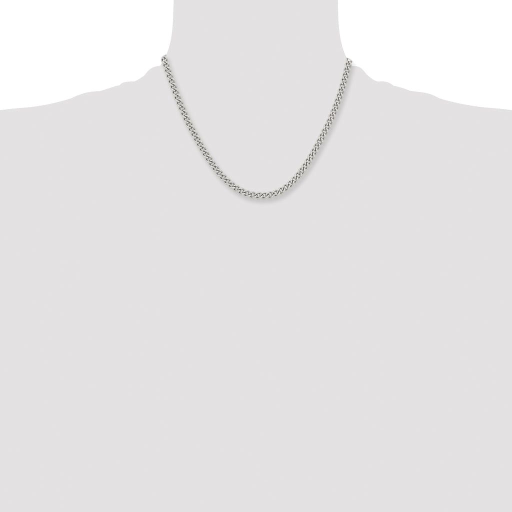 Stainless Steel Curb Chain Necklace 5.3mm