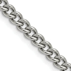 Chisel Stainless Steel Polished 5.3mm Round Curb Chain