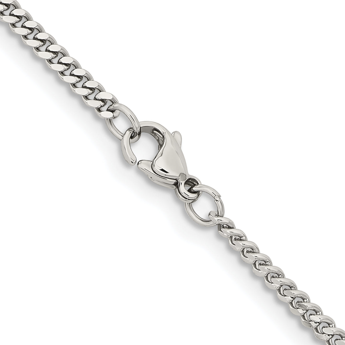 Chisel Stainless Steel Polished 3mm Curb Chain