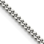 Stainless Steel Curb Chain Necklace 3mm