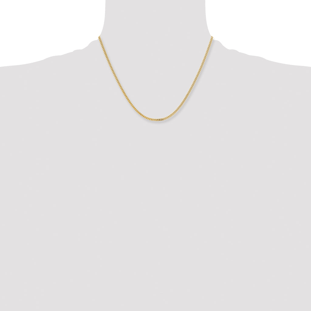 Stainless Steel Curb Chain Necklace 3mm