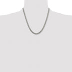 Men's Stainless Steel Curb Chain Necklace 6.75mm