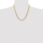 Men's Stainless Steel Curb Chain Necklace 7.5mm