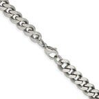 Men's Stainless Steel Curb Chain Necklace 9.5mm