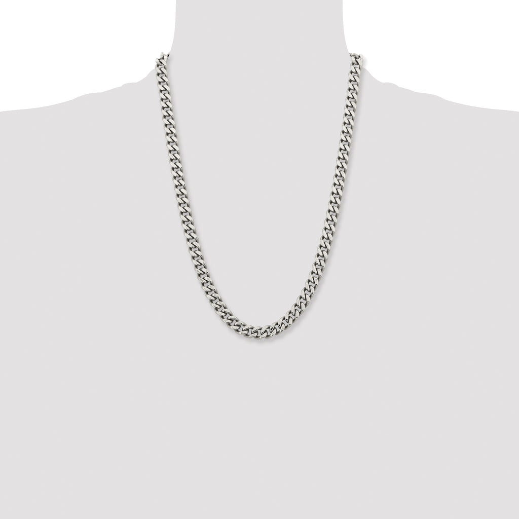 Chisel Stainless Steel Polished 9.5mm Curb Chain