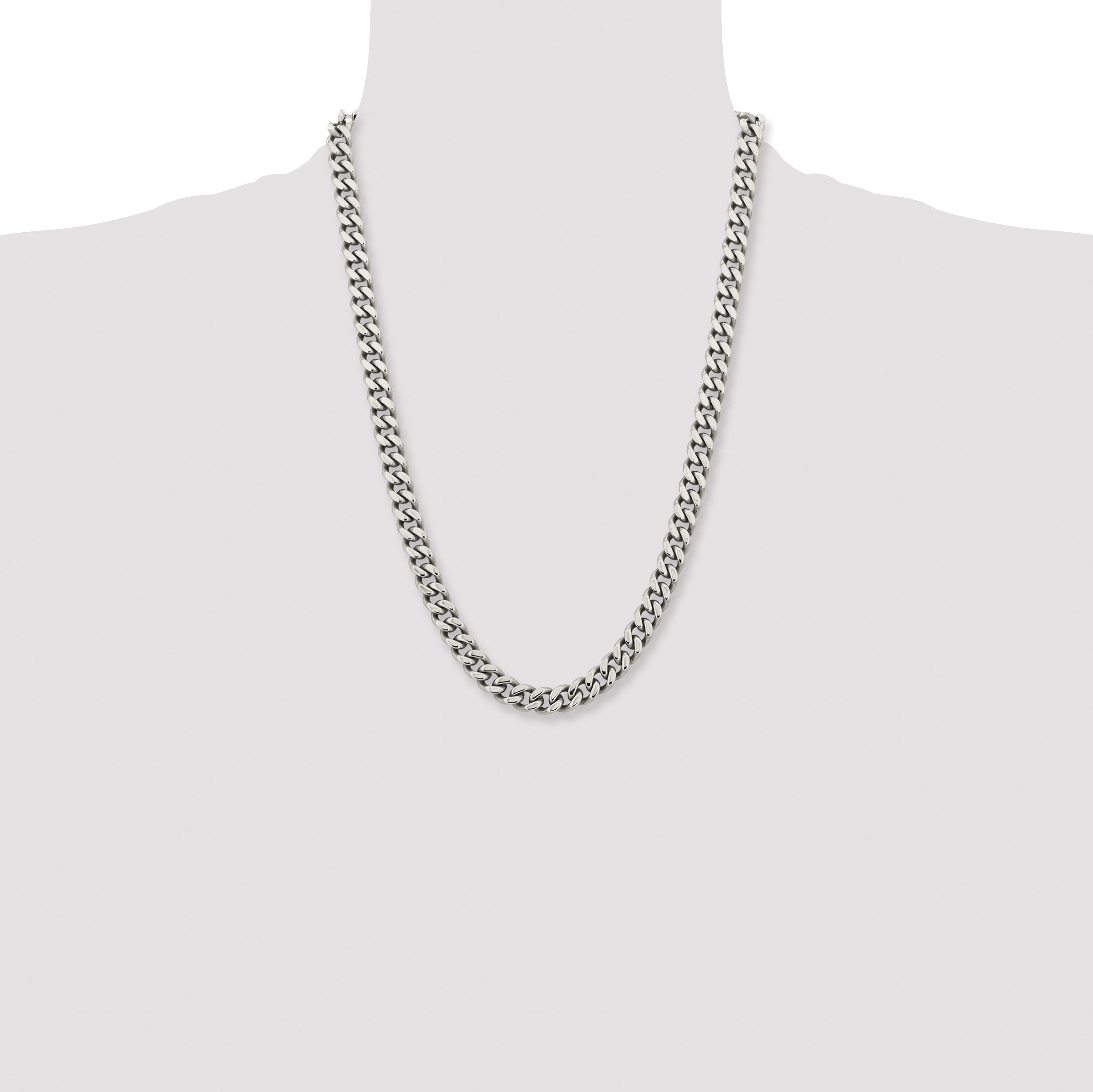 Chisel Stainless Steel Polished 9.5mm Curb Chain