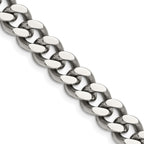 Men's Stainless Steel Curb Chain Necklace 9.5mm