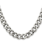 Chisel Stainless Steel Polished 11.5mm Curb Chain