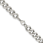Men's Stainless Steel Curb Chain Necklace 11.5mm