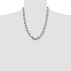 Men's Stainless Steel Curb Chain Necklace 11.5mm