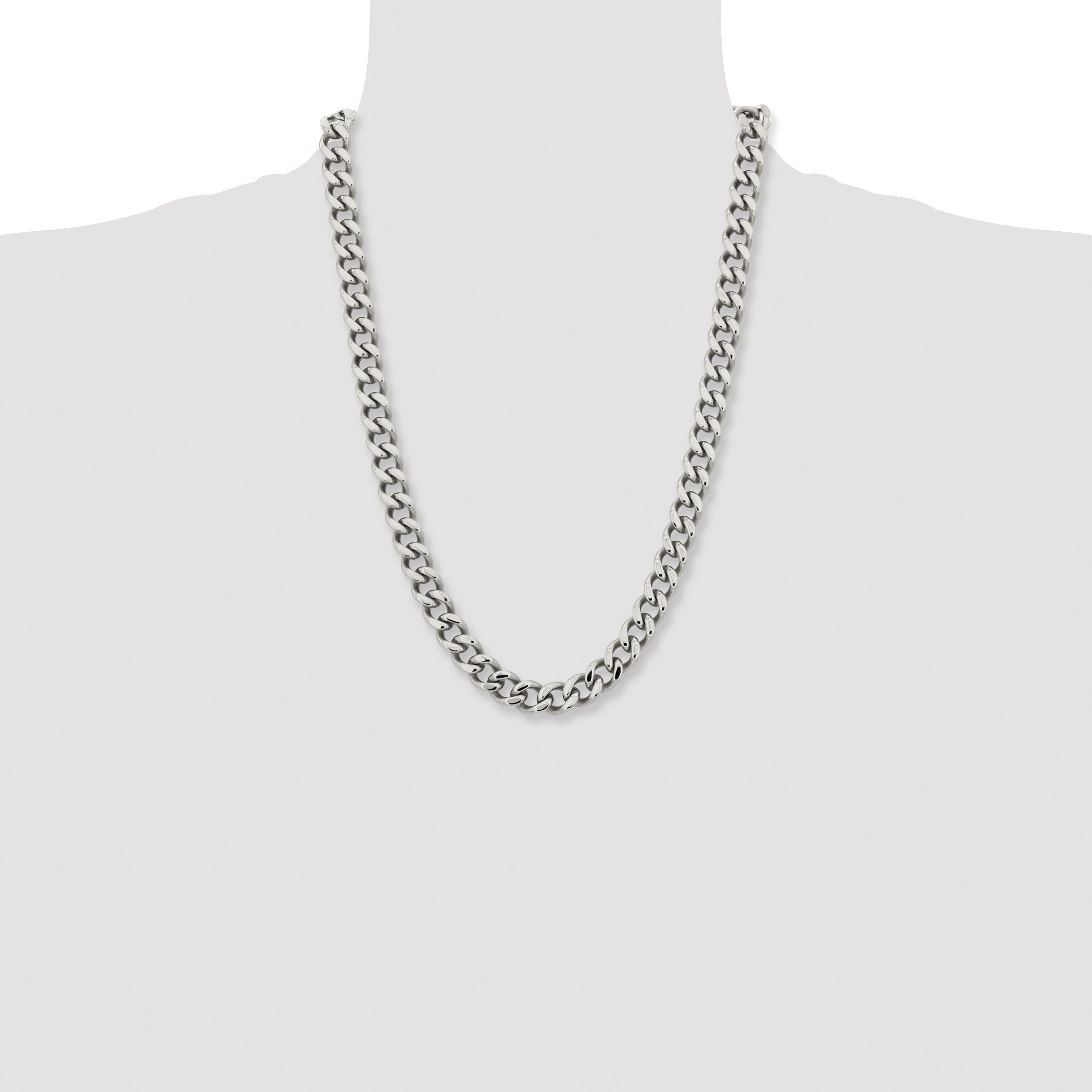 Chisel Stainless Steel Polished 11.5mm Curb Chain