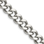 Men's Stainless Steel Curb Chain Necklace 11.5mm