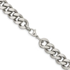 Chisel Stainless Steel Polished 13.75mm Curb Chain