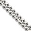 Men's Stainless Steel Curb Chain Necklace 13.75mm