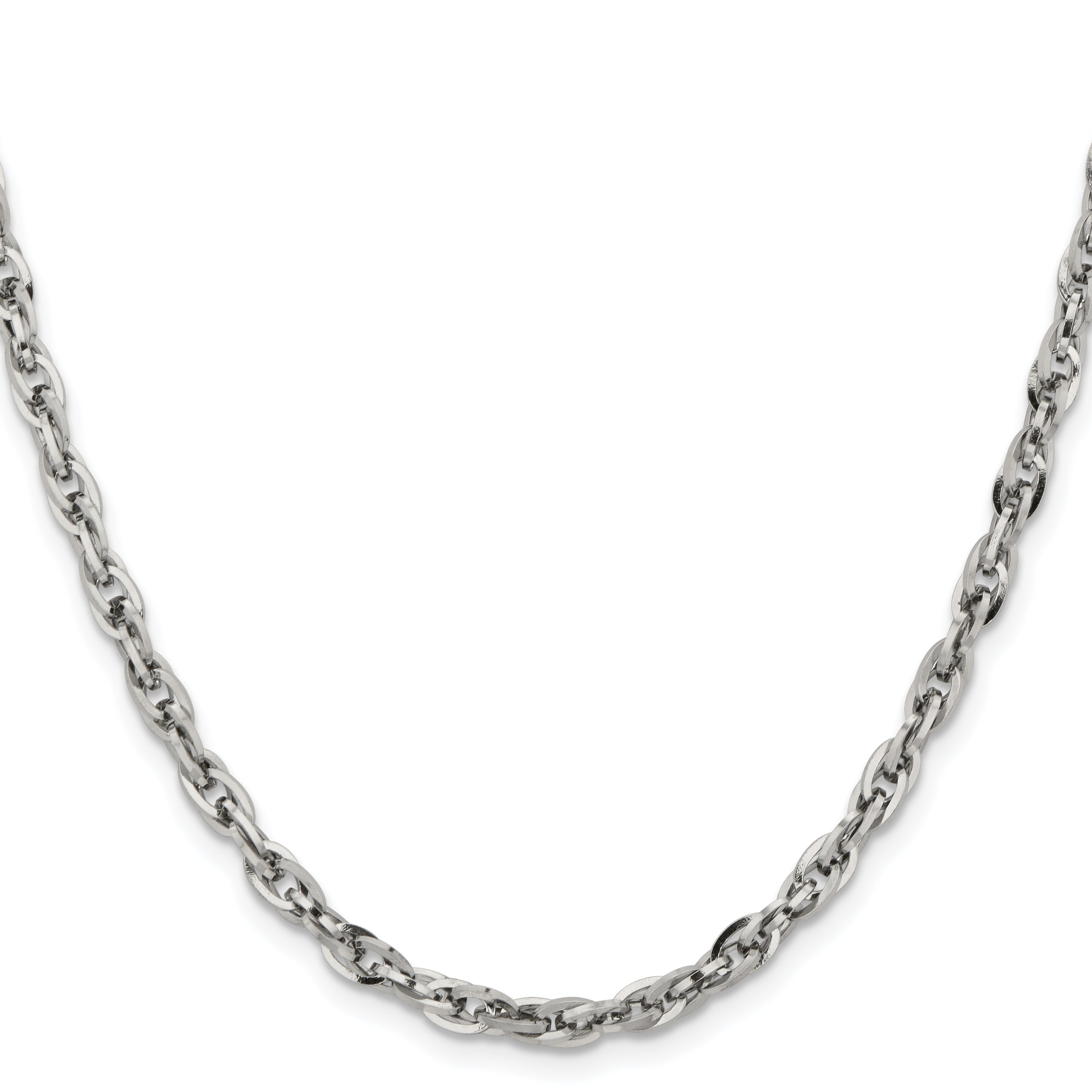 Stainless Steel Rope Chain Necklace 4.2mm