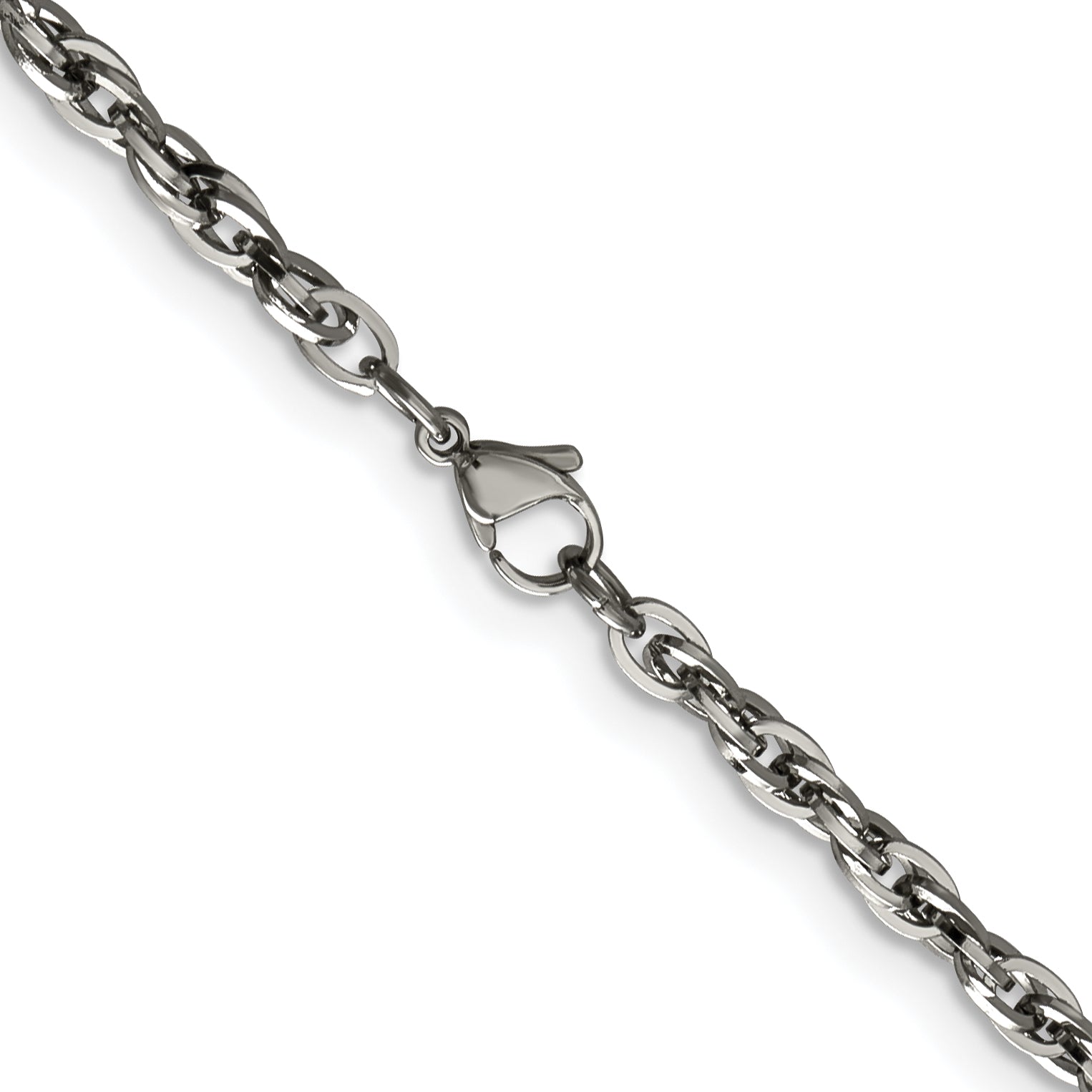 Stainless Steel Rope Chain Necklace 4.2mm