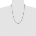 Chisel Stainless Steel Polished 4.2mm Fancy Twisted Link Chain