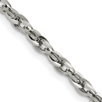Stainless Steel Rope Chain Necklace 4.2mm