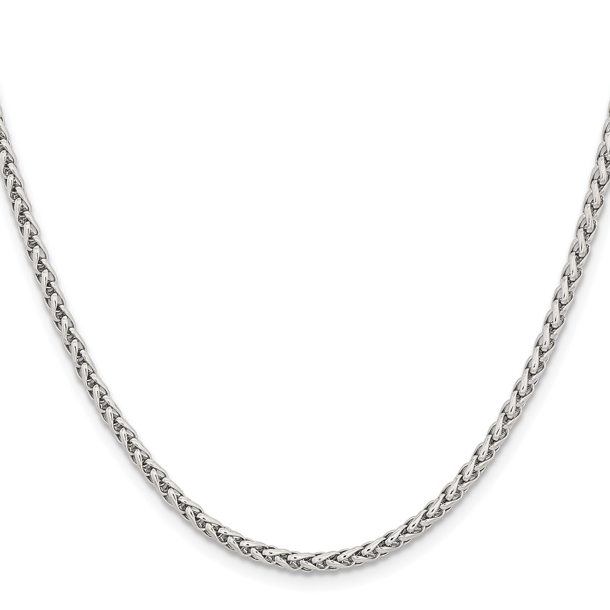 Chisel Stainless Steel Polished 3mm Wheat Chain Secondary image