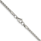 Chisel Stainless Steel Polished 3mm Wheat Chain