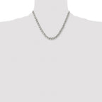 Men's Stainless Steel Cable Chain Necklace 6mm