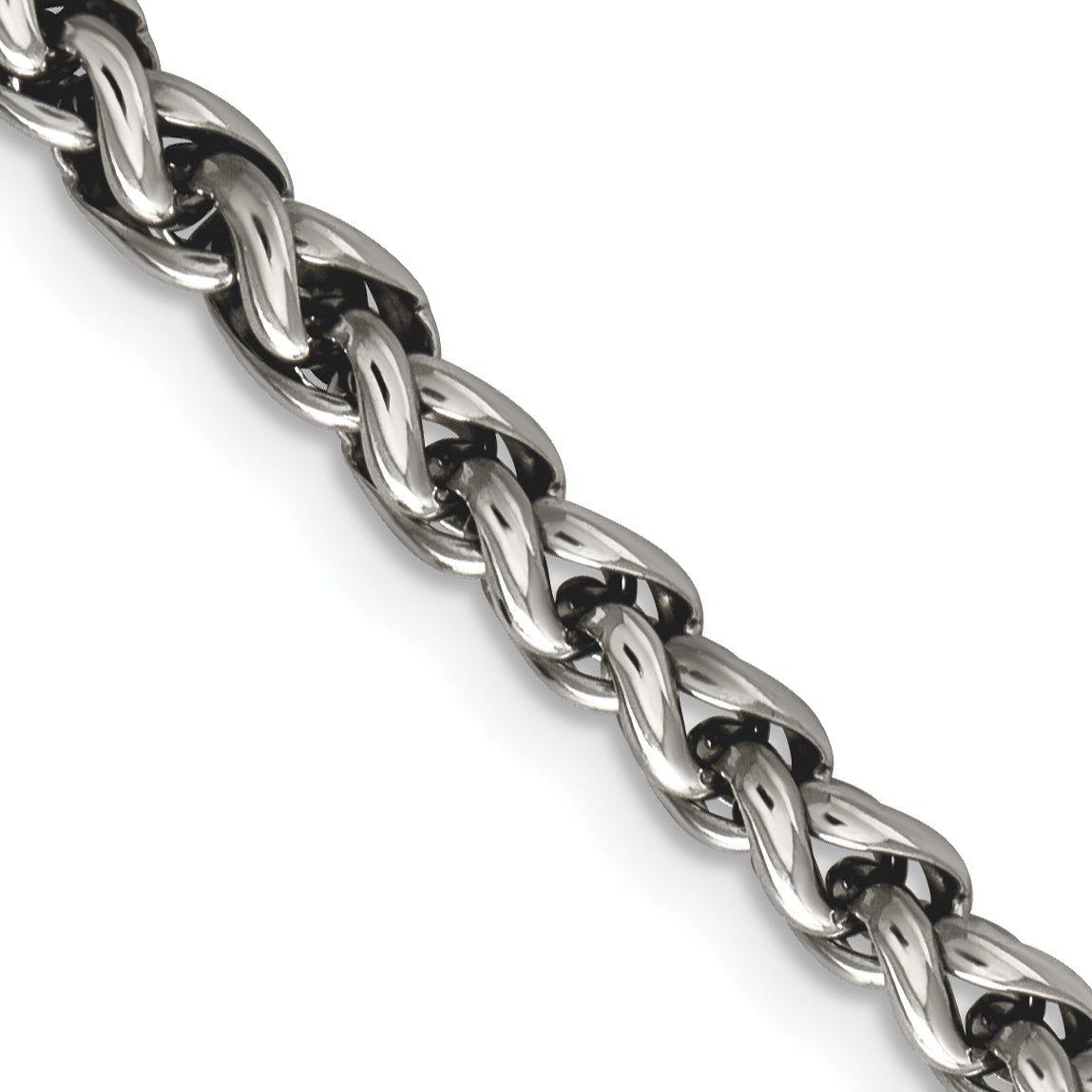 Men's Stainless Steel Cable Chain Necklace 6mm Main image