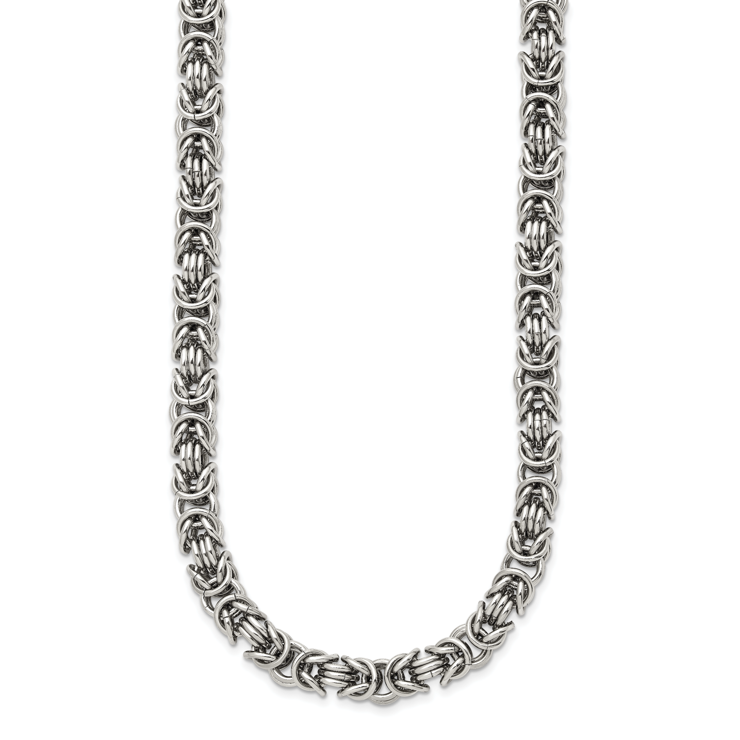 Chisel Stainless Steel Polished 18 inch Fancy Link Necklace Secondary image