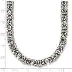 Chisel Stainless Steel Polished 18 inch Fancy Link Necklace