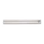 Men's Polished Cubic Zirconia Stainless Steel Tie Bar
