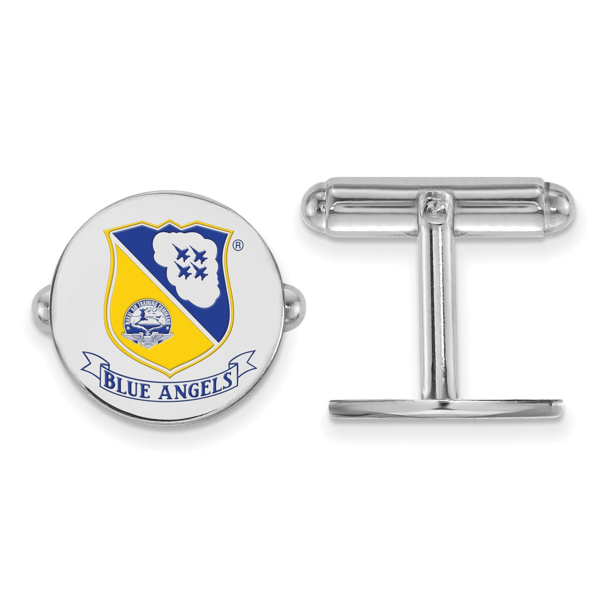 Blue Angels Enameled Links Bracelet in Sterling Silver - Sophia Jewelers Main image