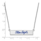 Blue Angels Small Bar Necklace in Sterling Silver - Sophia Jewelers