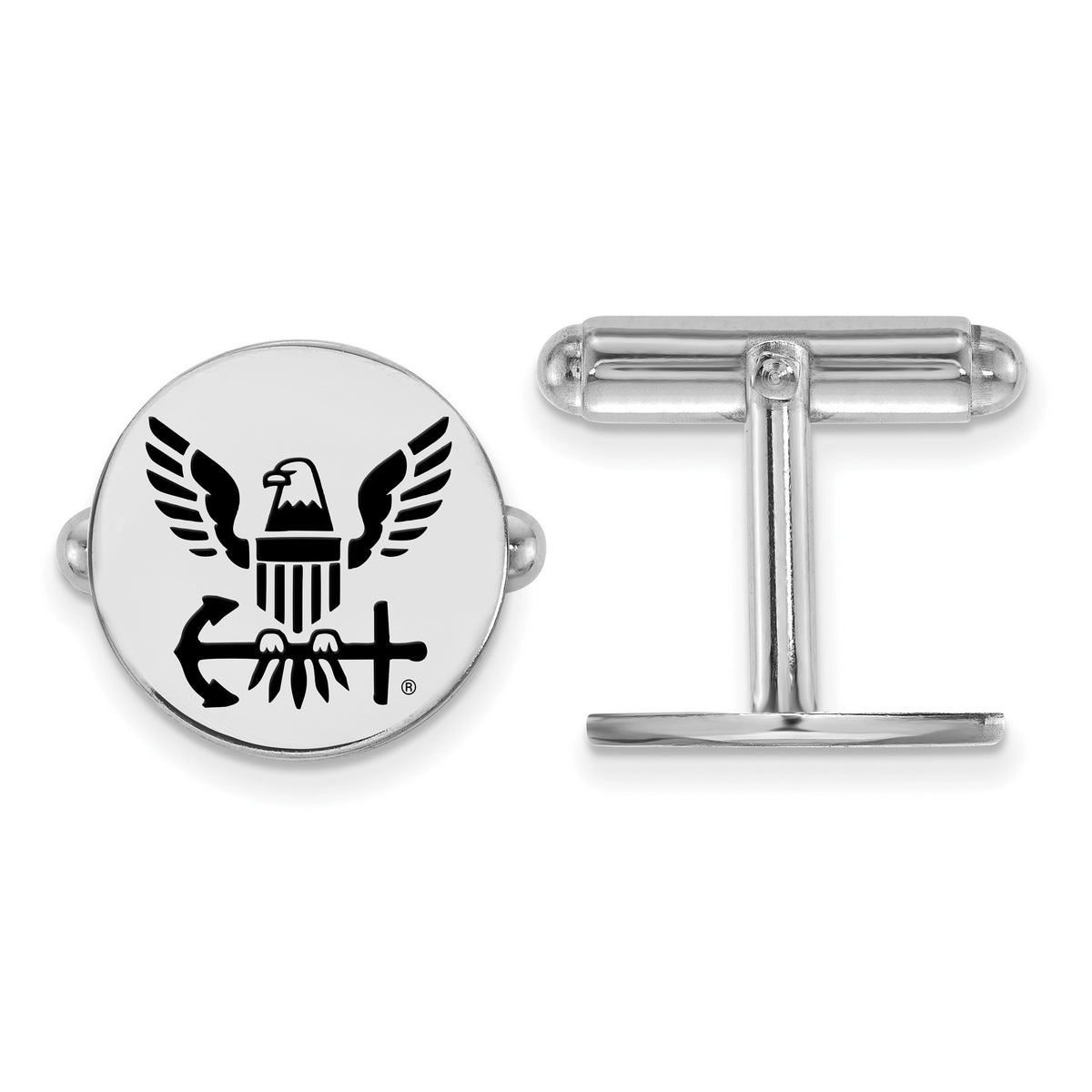 Us Navy Enameled Links Bracelet in Sterling Silver - Sophia Jewelers Main image