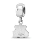 Sterling Silver Rhodium-plated Logo Art Old Dominion University O-D-U Extra Small Dangle Bead Charm