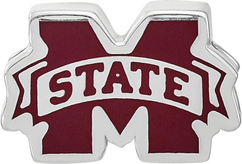 SS Mississippi State University M with State Banner Enameled Extruded L