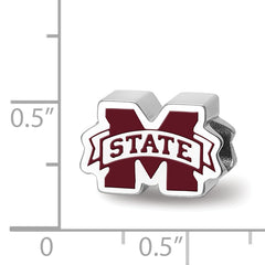 SS Mississippi State University M with State Banner Enameled Extruded L