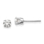 14kw .60ct I2 K-L Diamond Stud Push-on Post Earrings