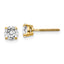 14ky 1.00ct. SI3 G-I Diamond Stud Thread on/off Post Earrings