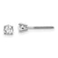 14kw .30ct SI3 G-I Diamond Stud Thread on/off Post Earrings