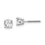 14kw .95ct SI3 G-I Diamond Stud Thread on/off Post Earrings