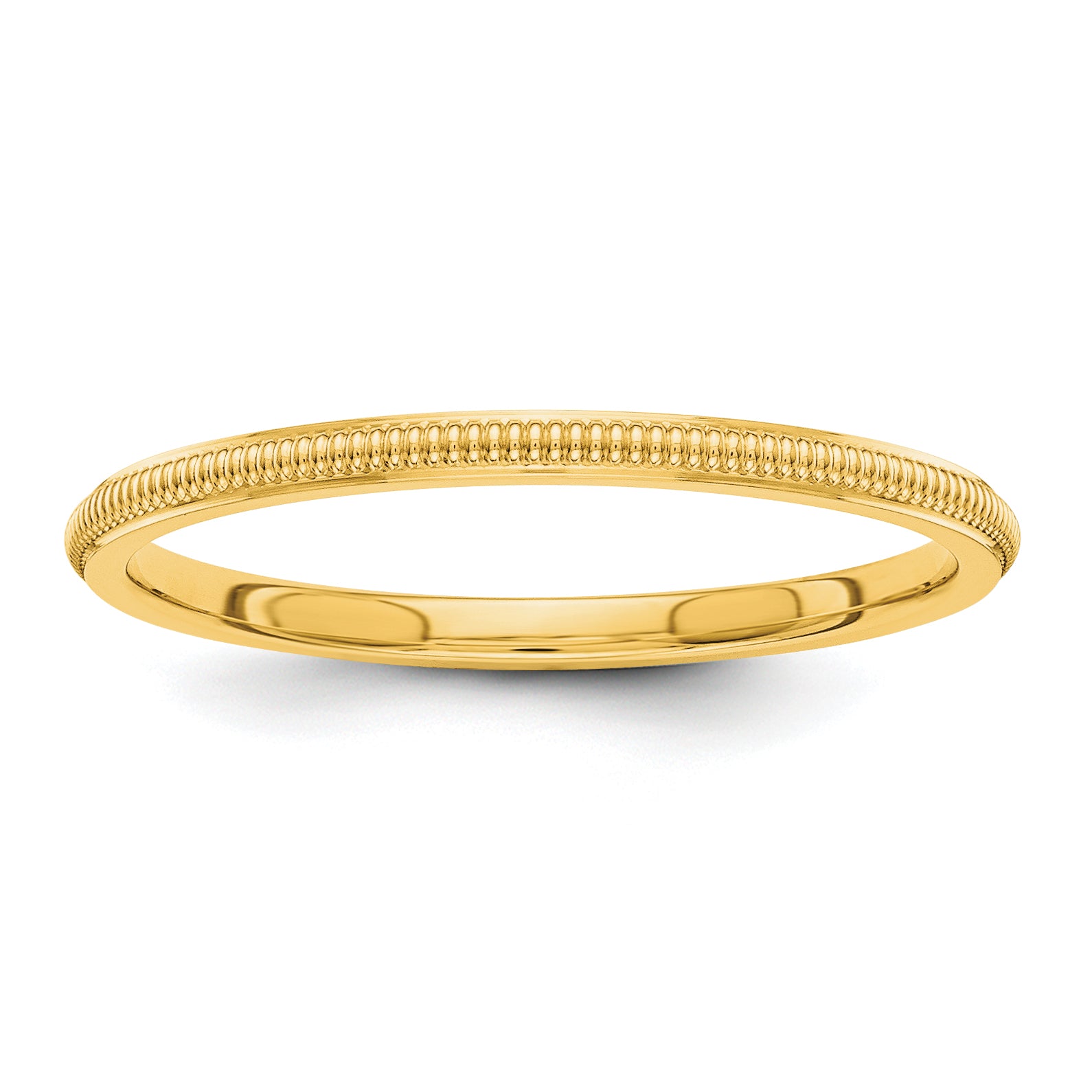 1.5mm 10K Yellow Gold Stackable Band - Sophia Jewelers