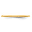 14K Yellow Gold 1.2mm Half Round Polished Stackable Band