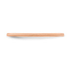 14K Rose Gold 1.2mm Milgrain Stackable Band