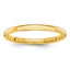 14k Polished 2mm Stackable Band