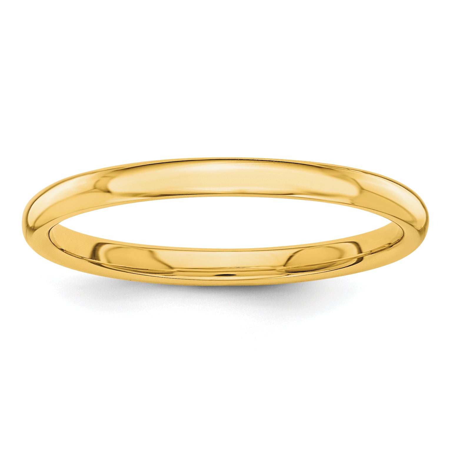 2.0mm 10K Yellow Gold Stackable Band - Sophia Jewelers Main image
