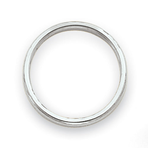 14k White Gold Polished 2mm Stackable Band