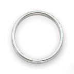 14k White Gold Polished 2mm Stackable Band