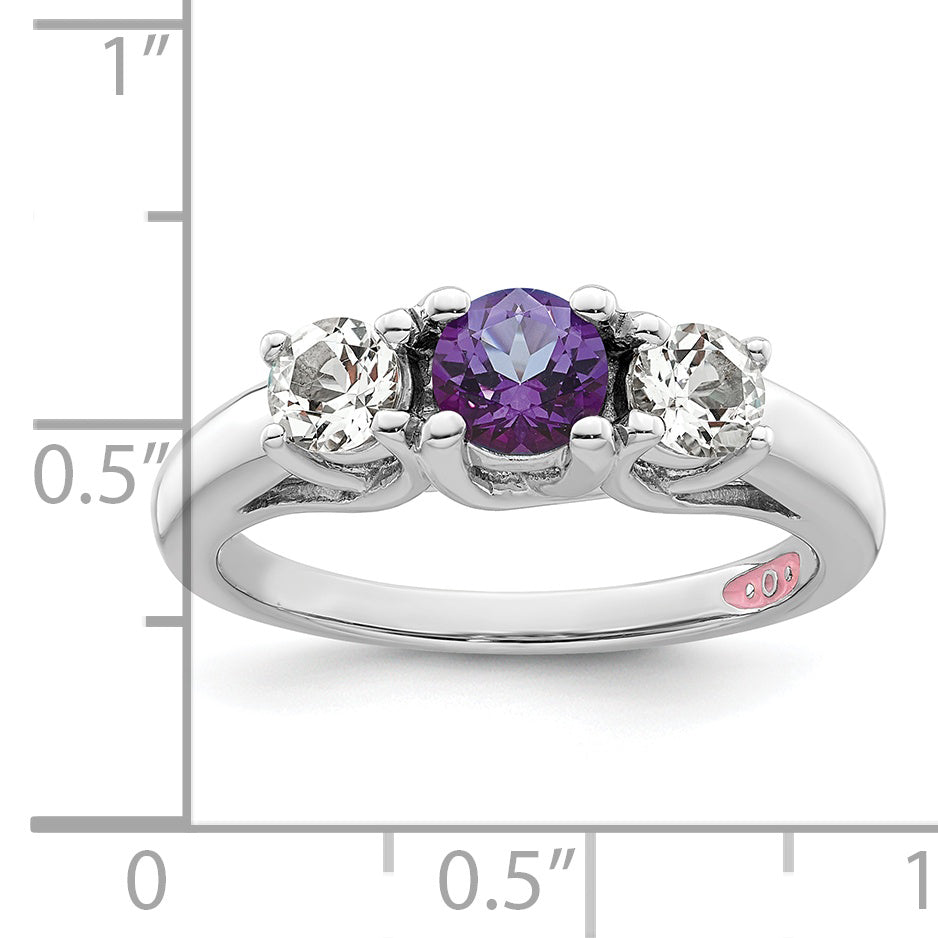 Passion Topaz Pamela Ring in Sterling Silver Secondary image